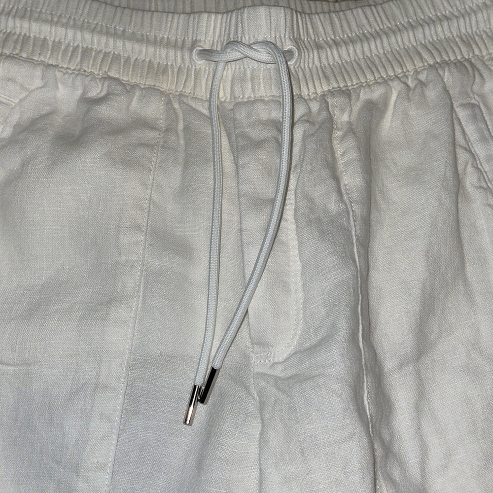Athleta Women’s Retreat Linen Wide Leg Pant in Calla Lily Size 2 - Picture 9 of 12